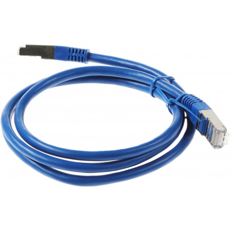 Патч-корд Premier PP6-1M/B 10000Гбит/с FTP 4 пары cat.6 CCA molded 1м синий RJ-45 (m)-RJ-45 (m)