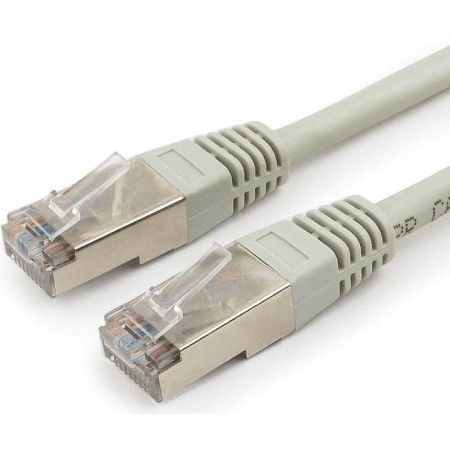 Патч-корд Premier PP6-5M 10000Гбит/с FTP 4 пары cat.6 CCA molded 5м серый RJ-45 (m)-RJ-45 (m)