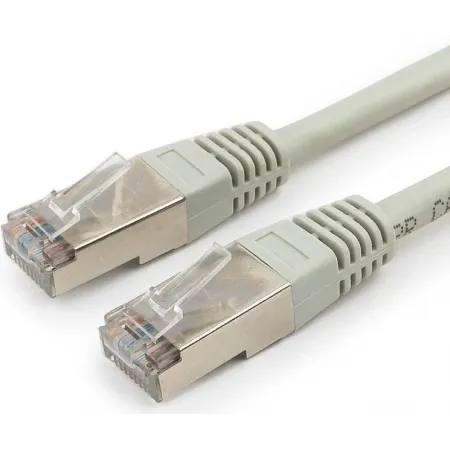 Патч-корд Premier PP6-10M 10000Гбит/с FTP 4 пары cat.6 CCA molded 10м серый RJ-45 (m)-RJ-45 (m)