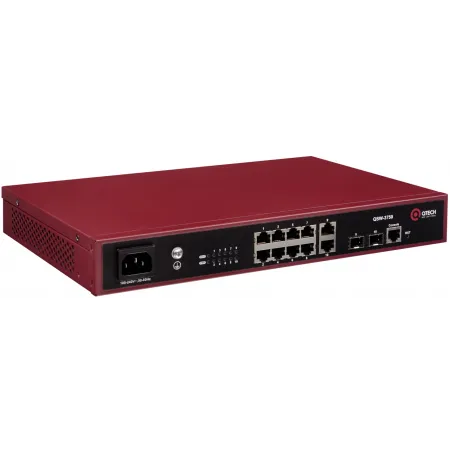 Коммутатор QTech QSW-3750-10T-AC-R (L2+) 8x1Гбит/с 2xКомбо(1000BASE-T/SFP) управляемый
