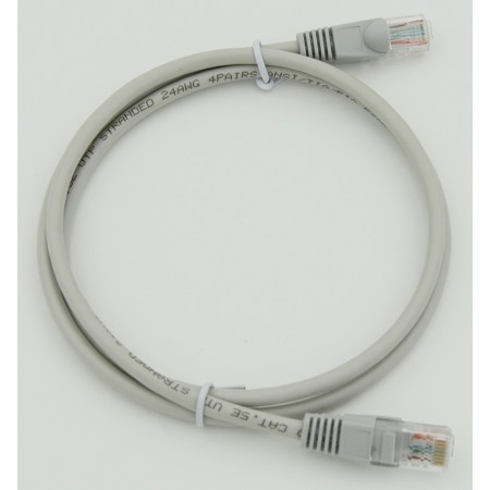 Патч-корд UTP cat.5E stranded molded 1м RJ-45 (m)-RJ-45 (m)