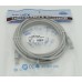 Патч-корд cat.5E stranded molded 5м серый RJ-45 (m)-RJ-45 (m)