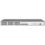 Коммутатор SNR SNR-S2982G-24T-POE (L2) 24x1Гбит/с 4SFP 24PoE 185W управляемый