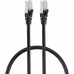 Патч-корд Buro BU-7-0.5M STP 4 пары cat.7 CCA molded 0.5м черный RJ-45 (m)-RJ-45 (m)