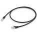 Патч-корд Buro BU-7-1M STP 4 пары cat.7 CCA molded 1м черный RJ-45 (m)-RJ-45 (m)