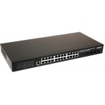Коммутатор Osnovo SW-24G4X-2L (L3) 28x1Гбит/с 4SFP+ управляемый