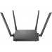 Роутер беспроводной D-Link DIR-825/RU/R5 AC1200 10/100/1000BASE-T черный