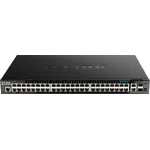 Коммутатор D-Link DGS-1520-52MP/A1A (L3) 48x1Гбит/с 2x10Гбит/с 4x2.5Гбит/с 2SFP+ 48PoE+ 370W управляемый