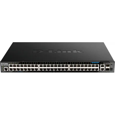 Коммутатор D-Link DGS-1520-52MP/A1A (L3) 48x1Гбит/с 2x10Гбит/с 4x2.5Гбит/с 2SFP+ 48PoE+ 370W управляемый