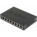 Коммутатор D-Link DGS-1008P/F1A 8x1Гбит/с 4PoE 80W неуправляемый