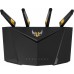 Роутер беспроводной Asus TUF-AX3000 AX3000 10/100/1000BASE-TX/4G ready черный