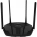 Роутер беспроводной Mercusys MR80X AX3000 10/100/1000BASE-TX черный