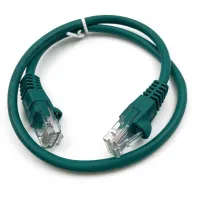 Патч-корд Buro UTP 4 пары cat.5E CCA molded 0.25м зеленый RJ-45 (m)-RJ-45 (m)