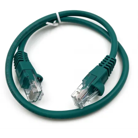 Патч-корд Buro UTP 4 пары cat.5E CCA molded 0.25м зеленый RJ-45 (m)-RJ-45 (m)