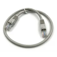 Патч-корд Buro UTP 4 пары cat.5E CCA molded 0.25м серый RJ-45 (m)-RJ-45 (m)