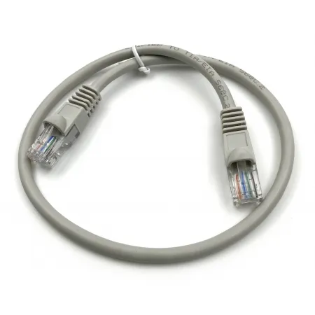 Патч-корд Buro UTP 4 пары cat.5E CCA molded 0.25м серый RJ-45 (m)-RJ-45 (m)