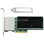 Сетевой адаптер 10G Ethernet LR-Link LREC9804BF-4SFP+ PCI Express x8 Сетевой адаптер 10G Ethernet LR-Link LREC9804BF-4SFP+ PCI Express x8
