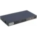 Коммутатор HiWatch DS-S1816GP (L2) 16x100Мбит/с 1x1Гбит/с 16PoE 125W неуправляемый