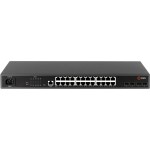 Коммутатор QTech QSW-4610-28T-POE-AC (L2+) 24x1Гбит/с 4xКомбо(1000BASE-T/SFP) 370W управляемый