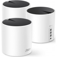 Бесшовный Mesh роутер TP-Link Deco X55 (DECO X55(3-PACK)) AX3000 10/100/1000BASE-TX белый (упак.:3шт) Бесшовный Mesh роутер TP-Link Deco X55 (DECO X55(3-PACK)) AX3000 10/100/1000BASE-TX белый (упак.:3шт)