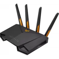 Роутер беспроводной Asus TUF-AX4200 AX4200 10/100/1000/2500BASE-TX/4G ready черный