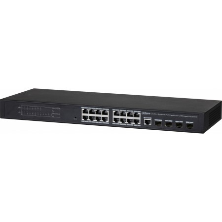 Коммутатор Dahua DH-PFS4420-16GT-240 (L2) 20x1Гбит/с 4SFP 16PoE 240W управляемый