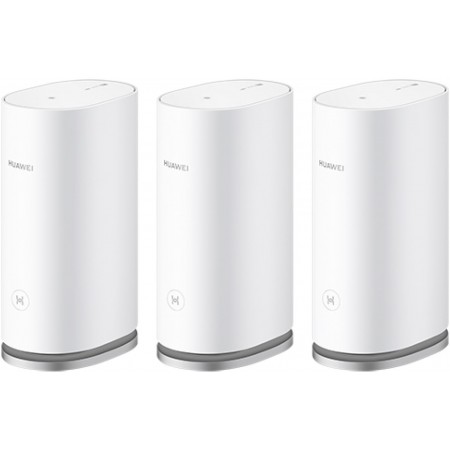 Бесшовный Mesh роутер Huawei Mesh 3 WS8100-23 (53039179) AX3000 10/100/1000BASE-T белый (упак.:3шт)