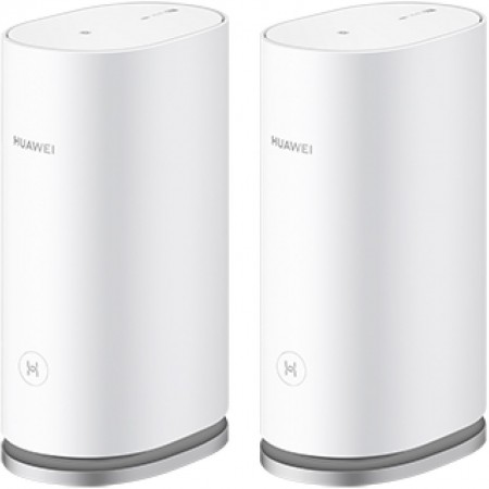Бесшовный Mesh роутер Huawei Mesh 3 WS8100-22 (53039180) AX3000 10/100/1000BASE-T белый (упак.:2шт)