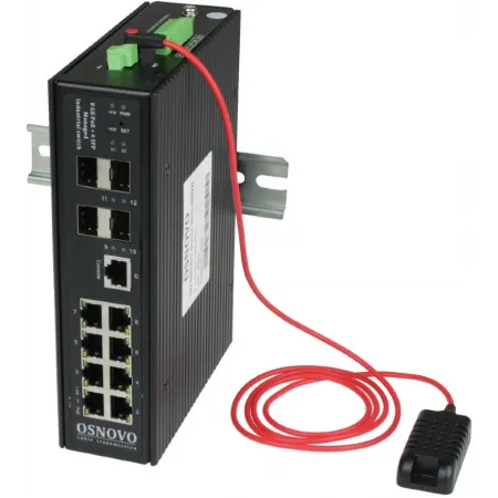 Коммутатор Osnovo SW-80804/ILS (L2+) 8PoE управляемый
