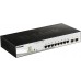Коммутатор D-Link DGS-1210-10P/F3A (L2) 8x1Гбит/с 2SFP 8PoE 65W настраиваемый