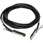 Кабель DAC Future Technologies FT-QSFP28-CabP-AWG30-1 100Гбит/с Cu пассив. 1м черный QSFP28-QSFP28