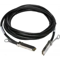 Кабель DAC Future Technologies FT-QSFP28-CabP-AWG30-1 100Гбит/с Cu пассив. 1м черный QSFP28-QSFP28