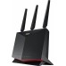 Роутер беспроводной Asus RT-AX86U PRO AX5700 10/100/1000/2500BASE-TX/4G ready черный