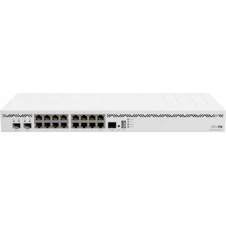 Коммутатор MikroTik CCR2004-16G-2S+ 16x1Гбит/с 2SFP+ управляемый