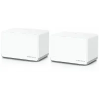 Бесшовный Mesh роутер Mercusys Halo H70X (HALO H70X(2-PACK)) AX1800 10/100/1000BASE-TX белый (упак.:2шт)