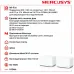 Бесшовный Mesh роутер Mercusys Halo H70X (HALO H70X(2-PACK)) AX1800 10/100/1000BASE-TX белый (упак.:2шт)