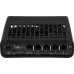 Роутер беспроводной MikroTik hAP ax2 (C52IG-5HAXD2HAXD-TC) AX1800 10/100/1000BASE-TX черный