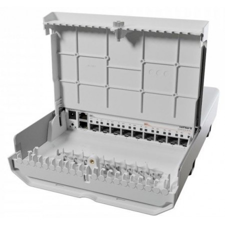 Коммутатор MikroTik NETFIBER 9 CRS310-1G-5S-4S+OUT (L3) 1x1Гбит/с 5SFP 4SFP+ 57W управляемый