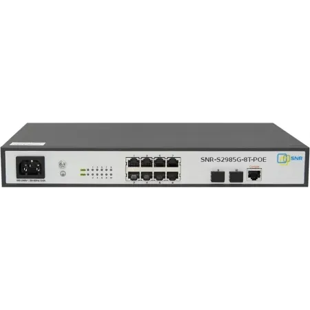 Коммутатор SNR SNR-S2985G-8T-POE (L2) 8x1Гбит/с 2SFP 8PoE 124W управляемый Коммутатор SNR SNR-S2985G-8T-POE (L2) 8x1Гбит/с 2SFP 8PoE 124W управляемый