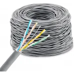 Кабель сетевой Buro BU-COP-055-FTP FTP 4 пары cat.6 solid 0.55мм Cu 305м серый
