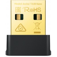 Сетевой адаптер Wi-Fi + Bluetooth TP-Link Archer T2UB Nano AC600 USB 2.0 (ант.внутр.) 1ант.