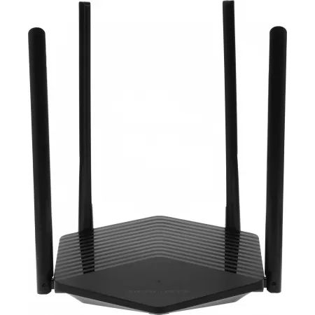 Роутер беспроводной Mercusys MR60X AX1500 10/100/1000BASE-TX черный