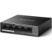 Коммутатор Mercusys MS105GP (L2) 5x1Гбит/с 4PoE+ 65W неуправляемый