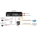 Коммутатор Osnovo SW-70802/L2 (L2) 8x1Гбит/с 2SFP управляемый