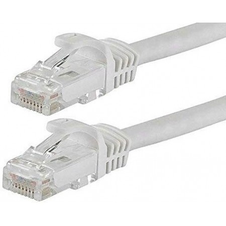 Патч-корд Premier 5-970 UTP 4 пары cat.5E solid CCA molded 10м белый RJ-45 (m)-RJ-45 (m) (5-970W 10.0)
