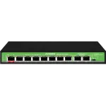 Коммутатор Digma DSP208F-2F-T120 DSP208F-2F-T120 V1 (L2) 10x100Мбит/с 8PoE 8PoE+ 120W неуправляемый
