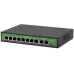 Коммутатор Digma DSP208F-2F-T120 DSP208F-2F-T120 V1 (L2) 10x100Мбит/с 8PoE 8PoE+ 120W неуправляемый