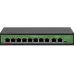 Коммутатор Digma DSP208F-2F-T120 DSP208F-2F-T120 V1 (L2) 10x100Мбит/с 8PoE 8PoE+ 120W неуправляемый