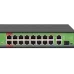 Коммутатор Digma DSP216F-1G-1C-R300 (L2) 16x100Мбит/с 1x1Гбит/с 1xКомбо(1000BASE-T/SFP) 16PoE 16PoE+ 2PoE++ 300W неуправляемый
