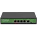 Коммутатор Digma DSP204G-1G-T80 (L2) 5x1Гбит/с 4PoE 4PoE+ 1PoE++ 80W неуправляемый